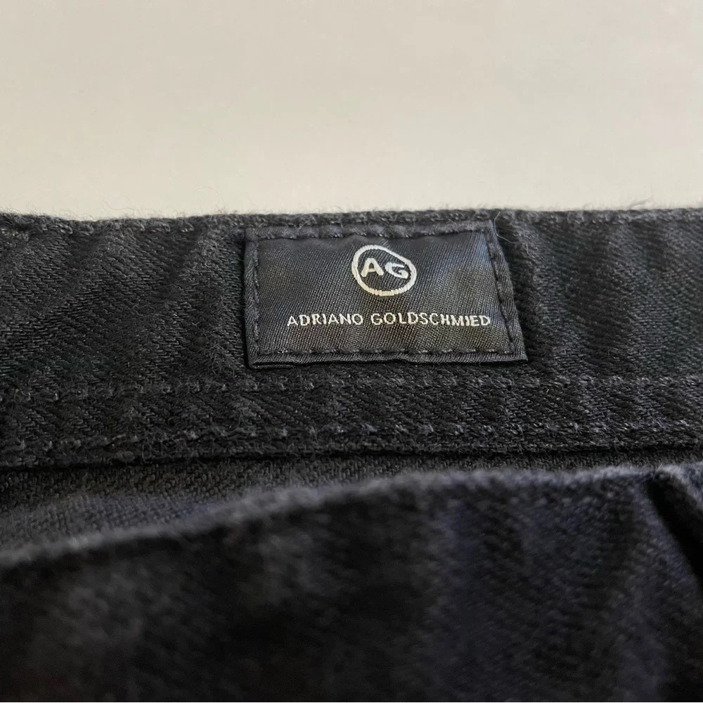 AG Adriano Goldschmied Men's The Graduate Tailored Leg Black Jeans Size 40R